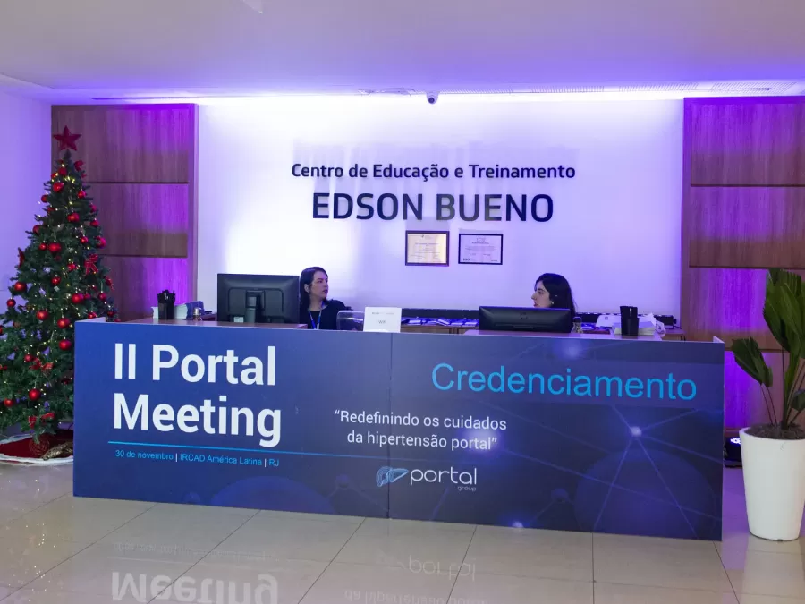 Credenciamento do II Portal Meeting no IRCAD América Latina